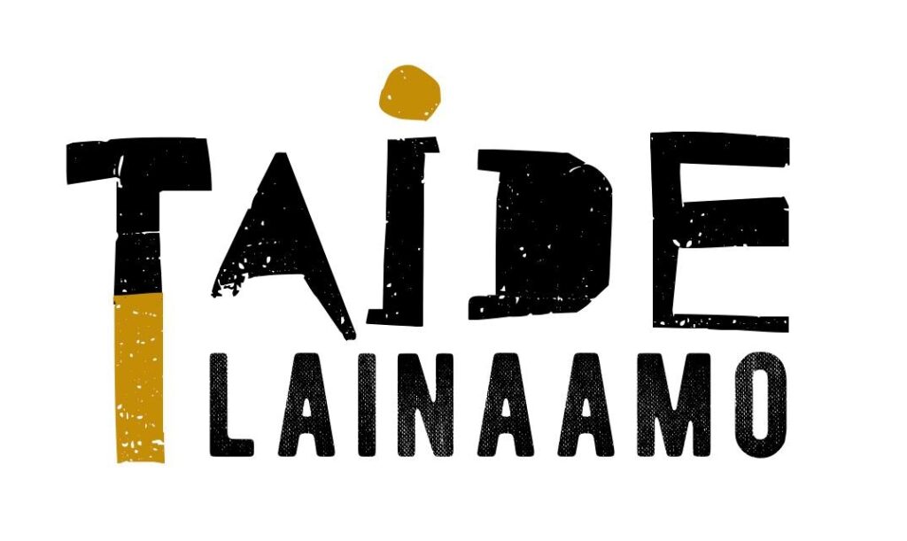 Taidelainaamo logo.